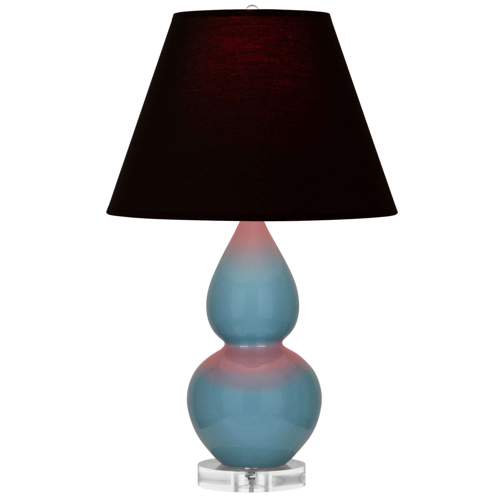 Steel Blue Double Gourd Table Lamp
