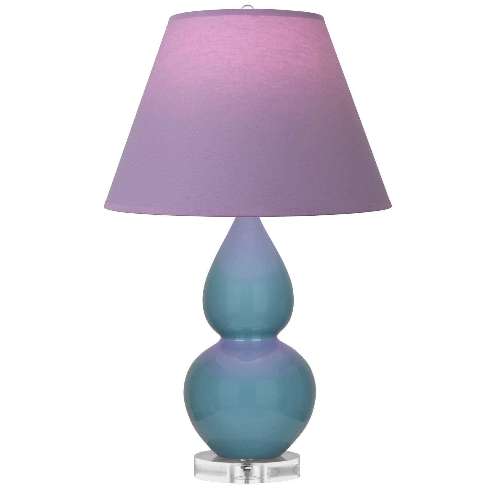 Steel Blue Double Gourd Table Lamp