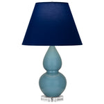 Steel Blue Double Gourd Table Lamp
