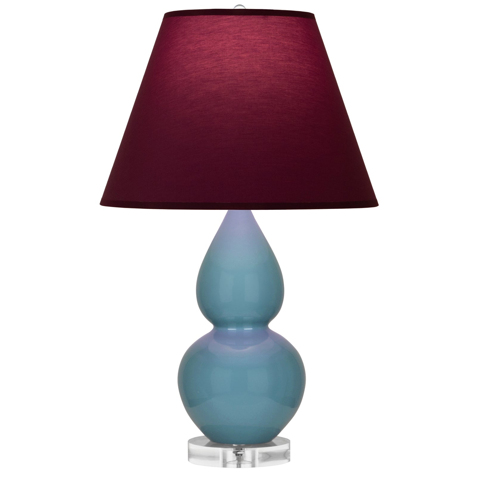 Steel Blue Double Gourd Table Lamp
