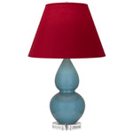 Steel Blue Double Gourd Table Lamp