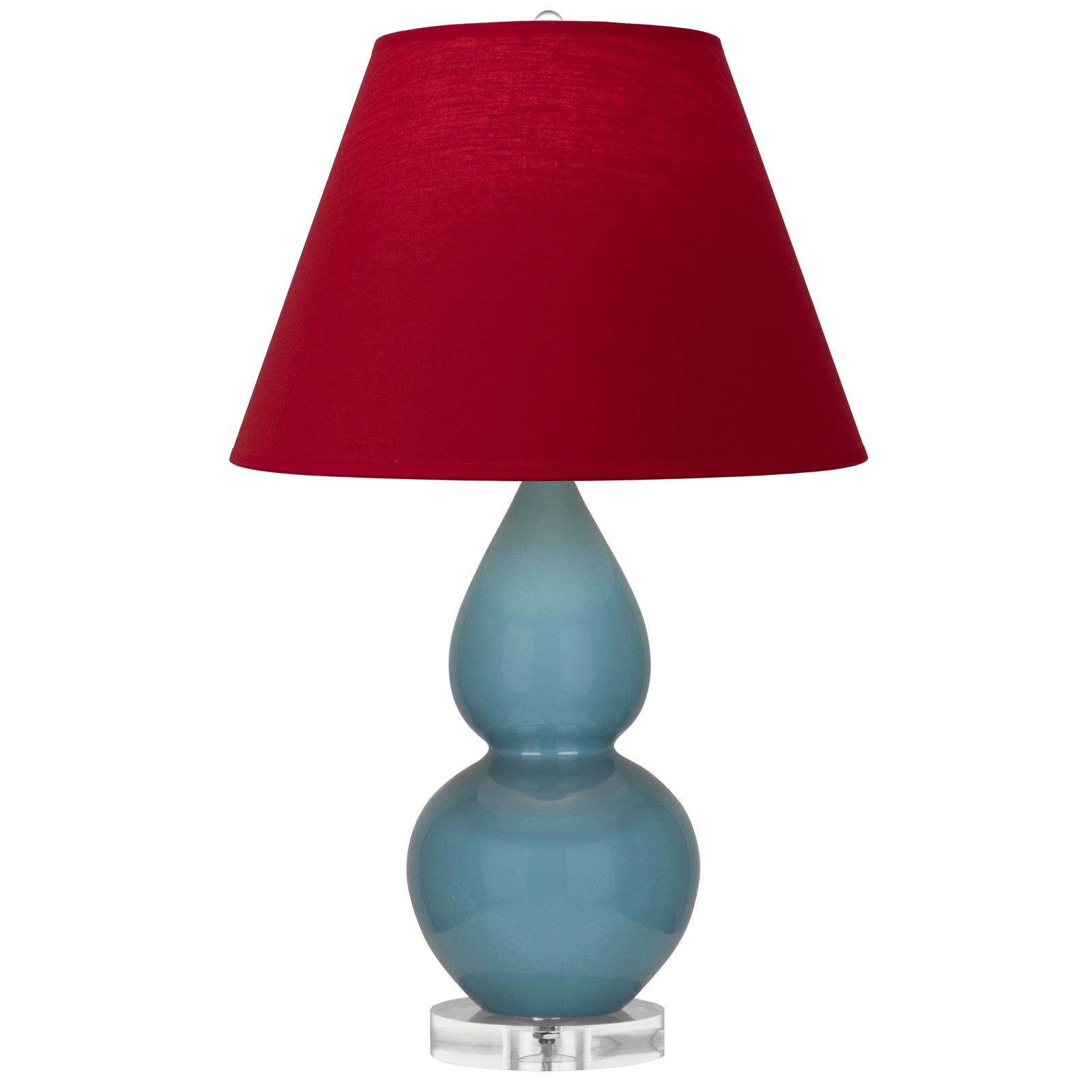 Steel Blue Double Gourd Table Lamp
