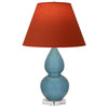 Steel Blue Double Gourd Table Lamp