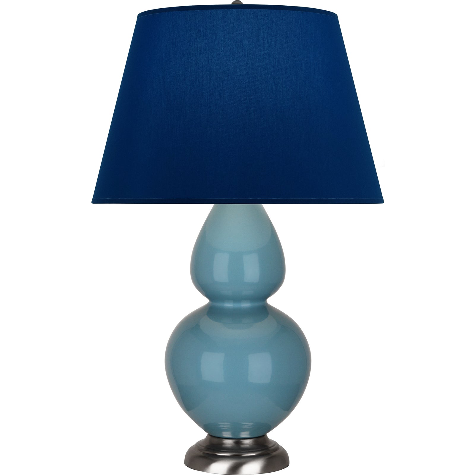 Steel Blue Double Gourd Table Lamp