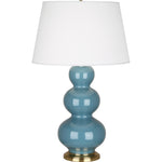Steel Blue Double Gourd Table Lamp