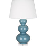 Steel Blue Double Gourd Table Lamp