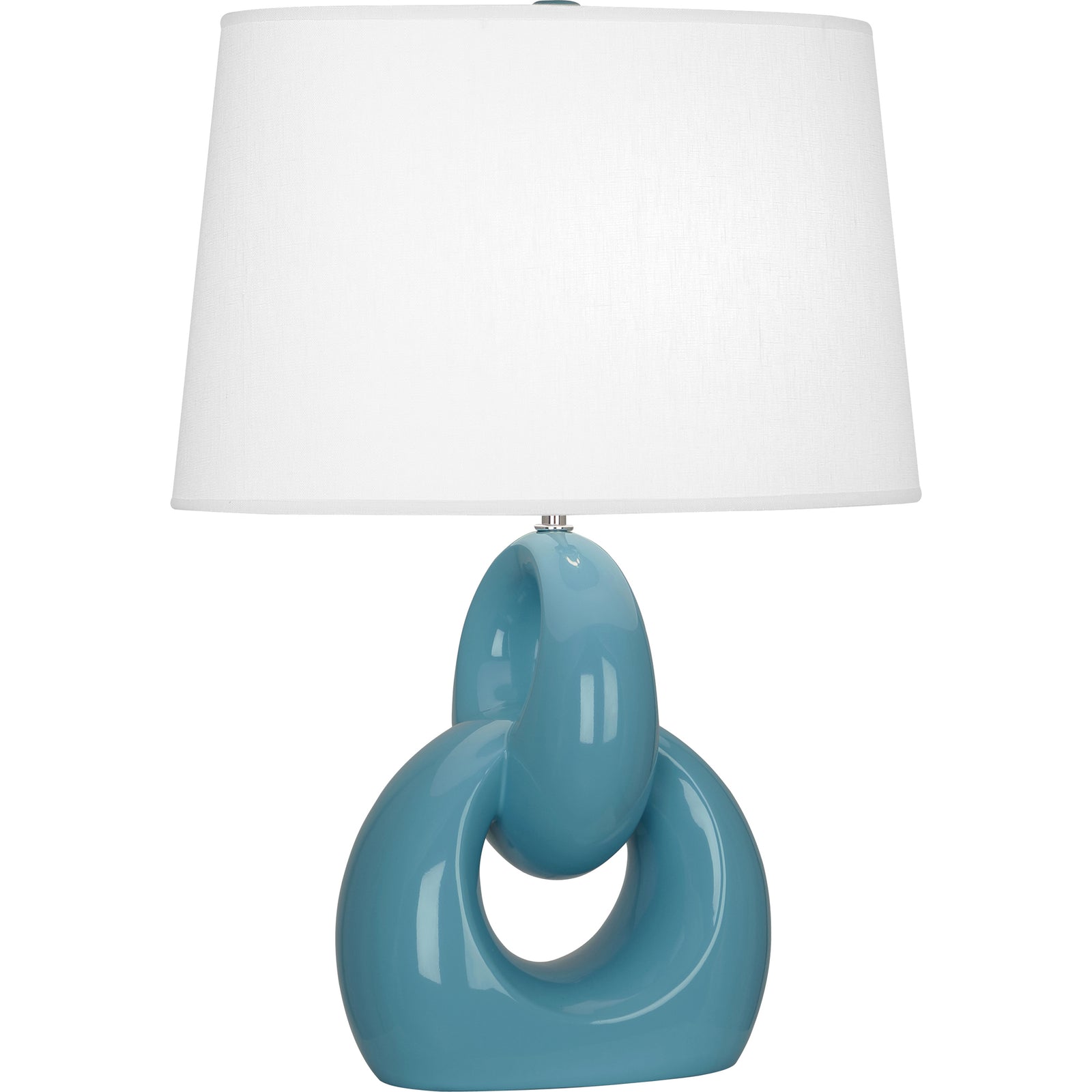 Steel Blue Fusion Table Lamp