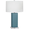 Steel Blue Harvey Table Lamp