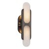 Odin 17-in Urban Bronze/Alabaster Socket Wall Vanity