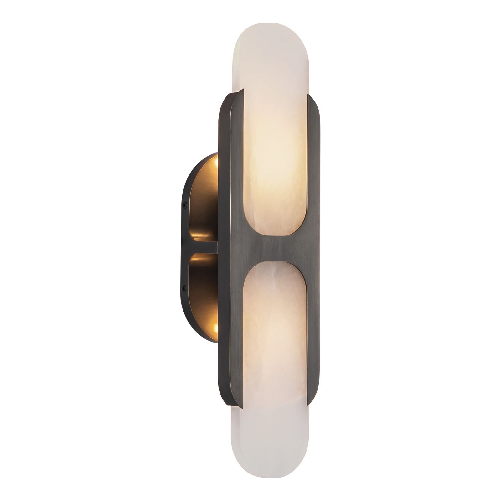 Odin 17-in Urban Bronze/Alabaster Socket Wall Vanity