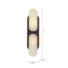 Odin 17-in Urban Bronze/Alabaster Socket Wall Vanity