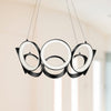 Oros 24-in Black LED Chandeliers