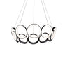 Oros 29-in Black LED Chandeliers