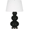 Obsidian Small Double Gourd Accent Lamp