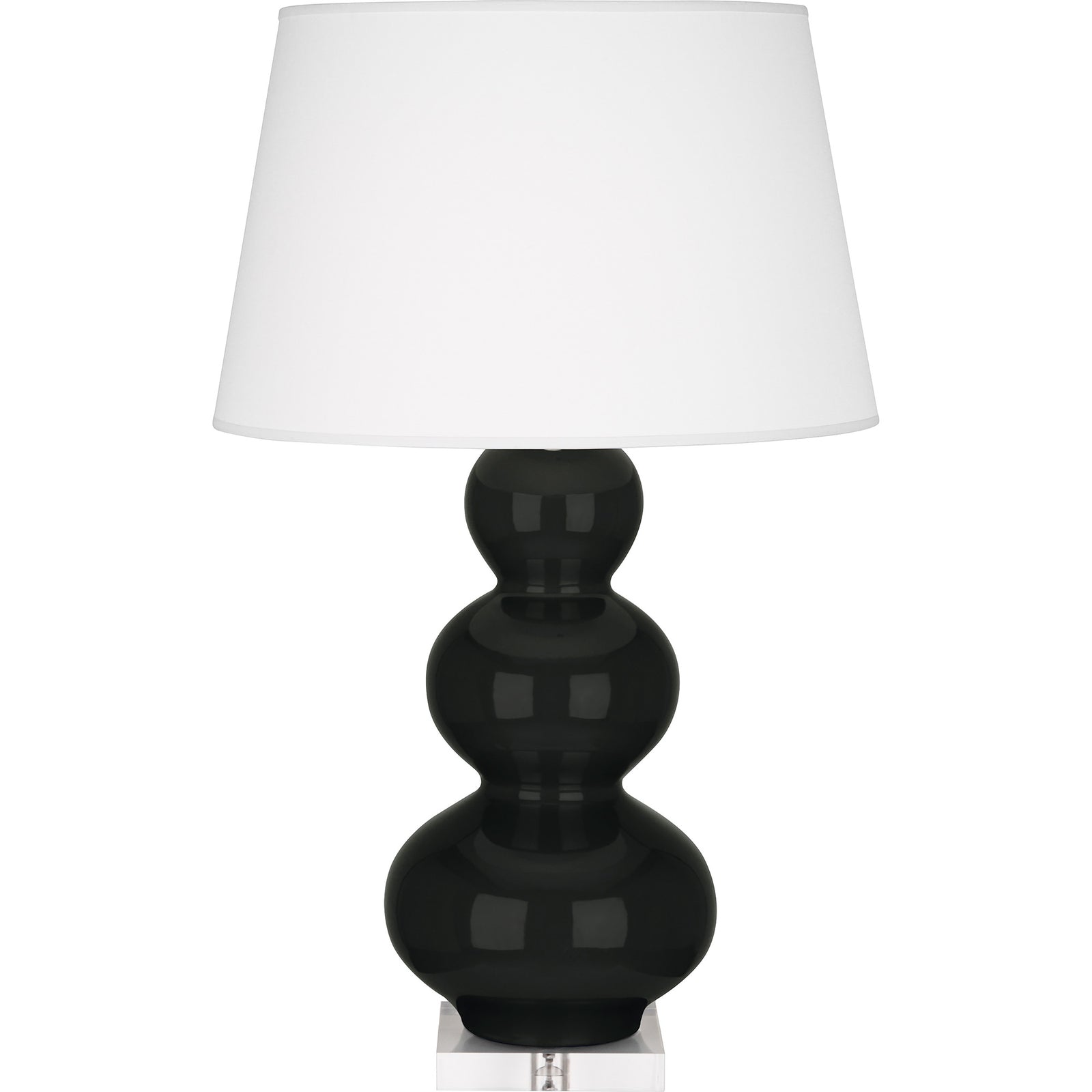 Obsidian Small Double Gourd Accent Lamp