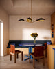 Oscar 46-in Aged Gold/Matte Black 5 Lights Pendant