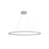 Ovale 40-in White LED Linear Pendant