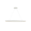 Ovale 40-in White LED Linear Pendant