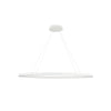 Ovale 40-in White LED Linear Pendant