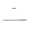 Ovale 53-in White LED Linear Pendant