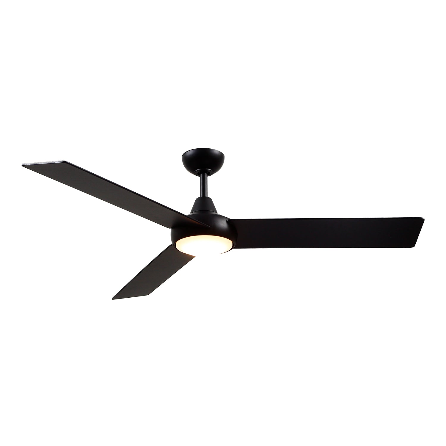 Owens 56-in Matte Black LED Fans