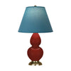Oxblood Double Gourd Table Lamp