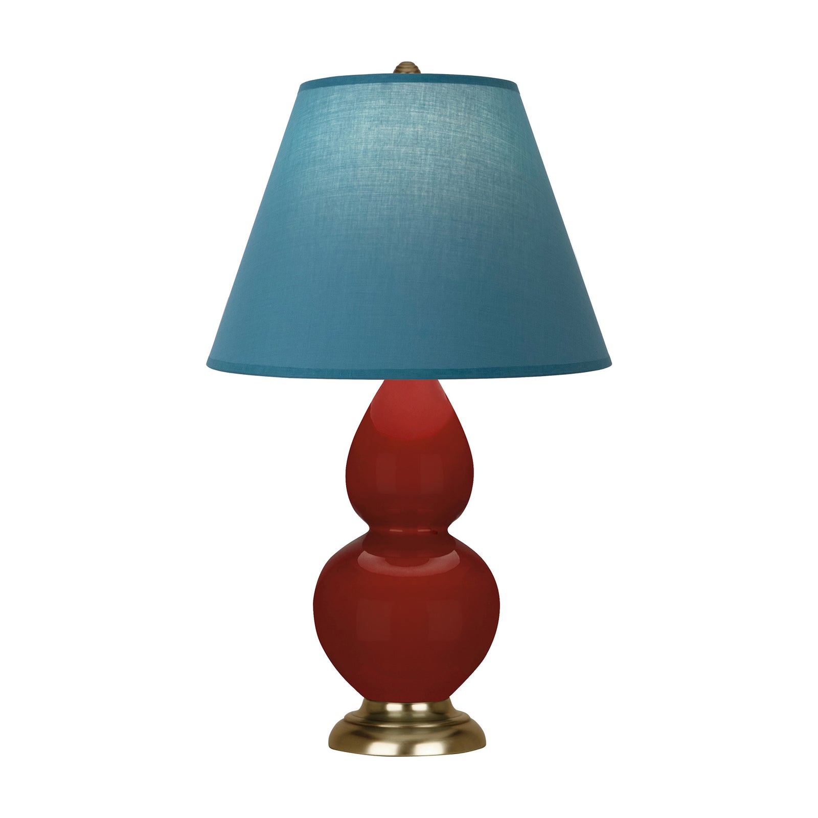 Oxblood Double Gourd Table Lamp