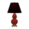 Oxblood Double Gourd Table Lamp
