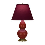 Oxblood Double Gourd Table Lamp