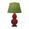 Oxblood Double Gourd Table Lamp