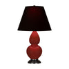Oxblood Double Gourd Table Lamp