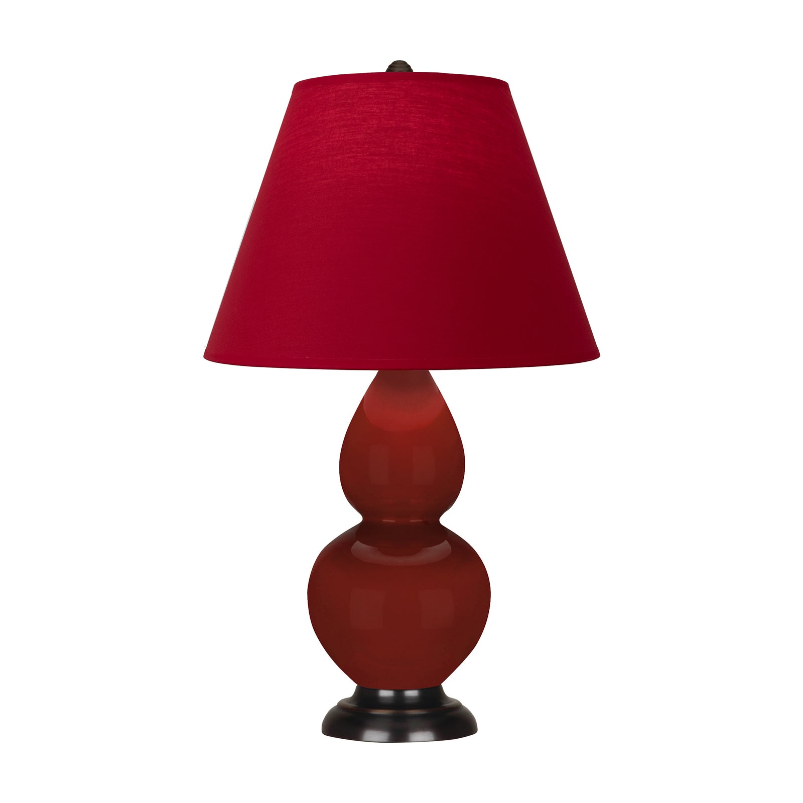 Oxblood Double Gourd Table Lamp