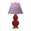 Oxblood Double Gourd Table Lamp