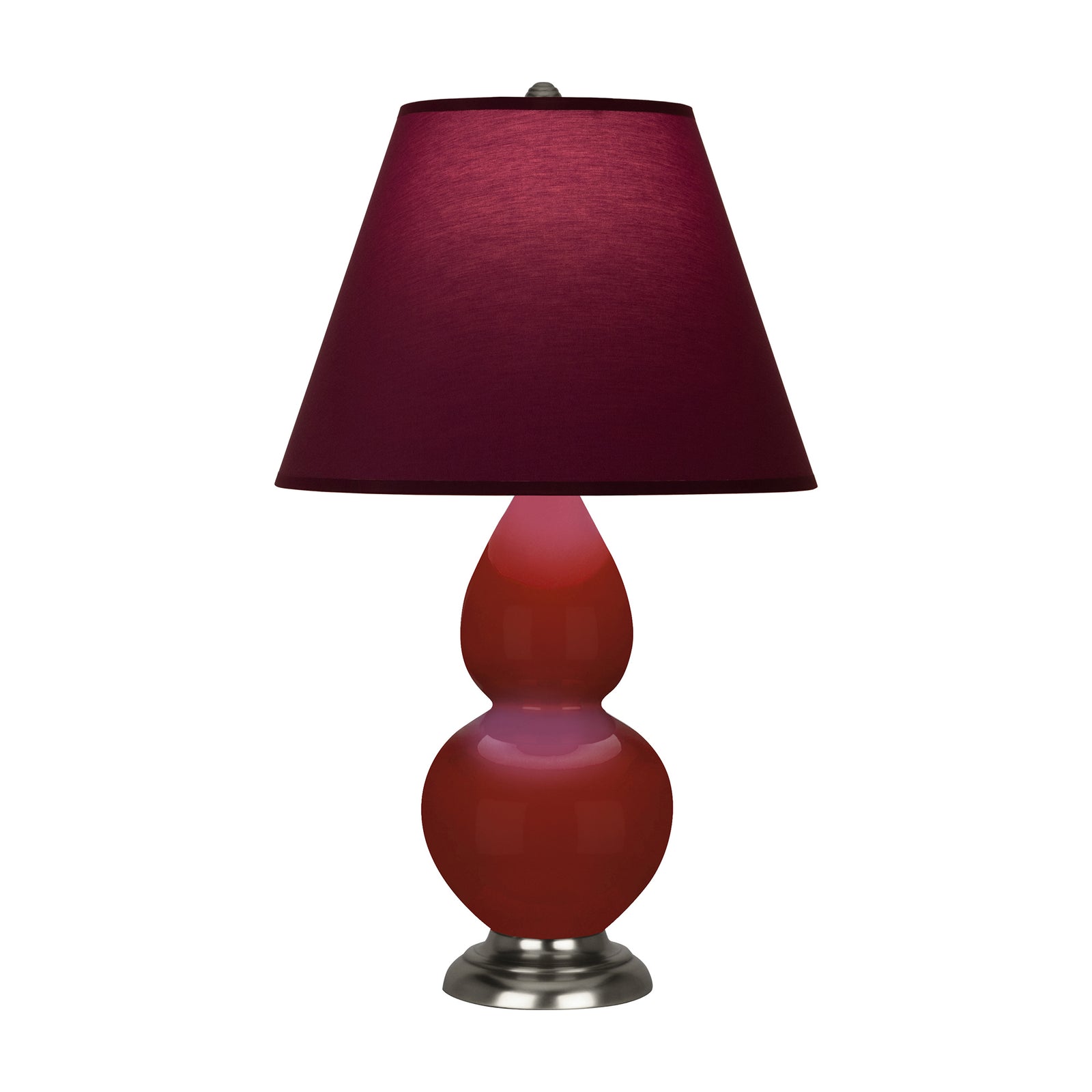 Oxblood Double Gourd Table Lamp