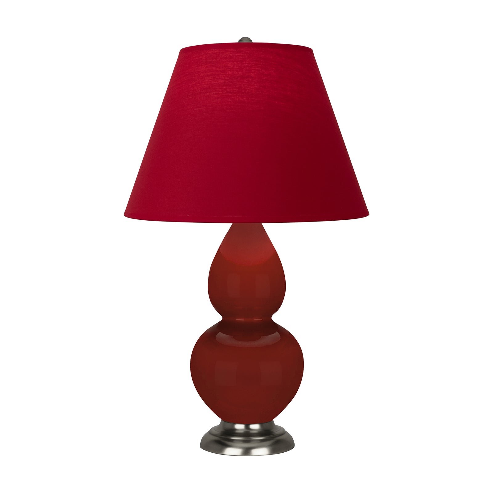 Oxblood Double Gourd Table Lamp
