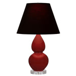 Oxblood Double Gourd Table Lamp