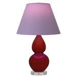 Oxblood Double Gourd Table Lamp