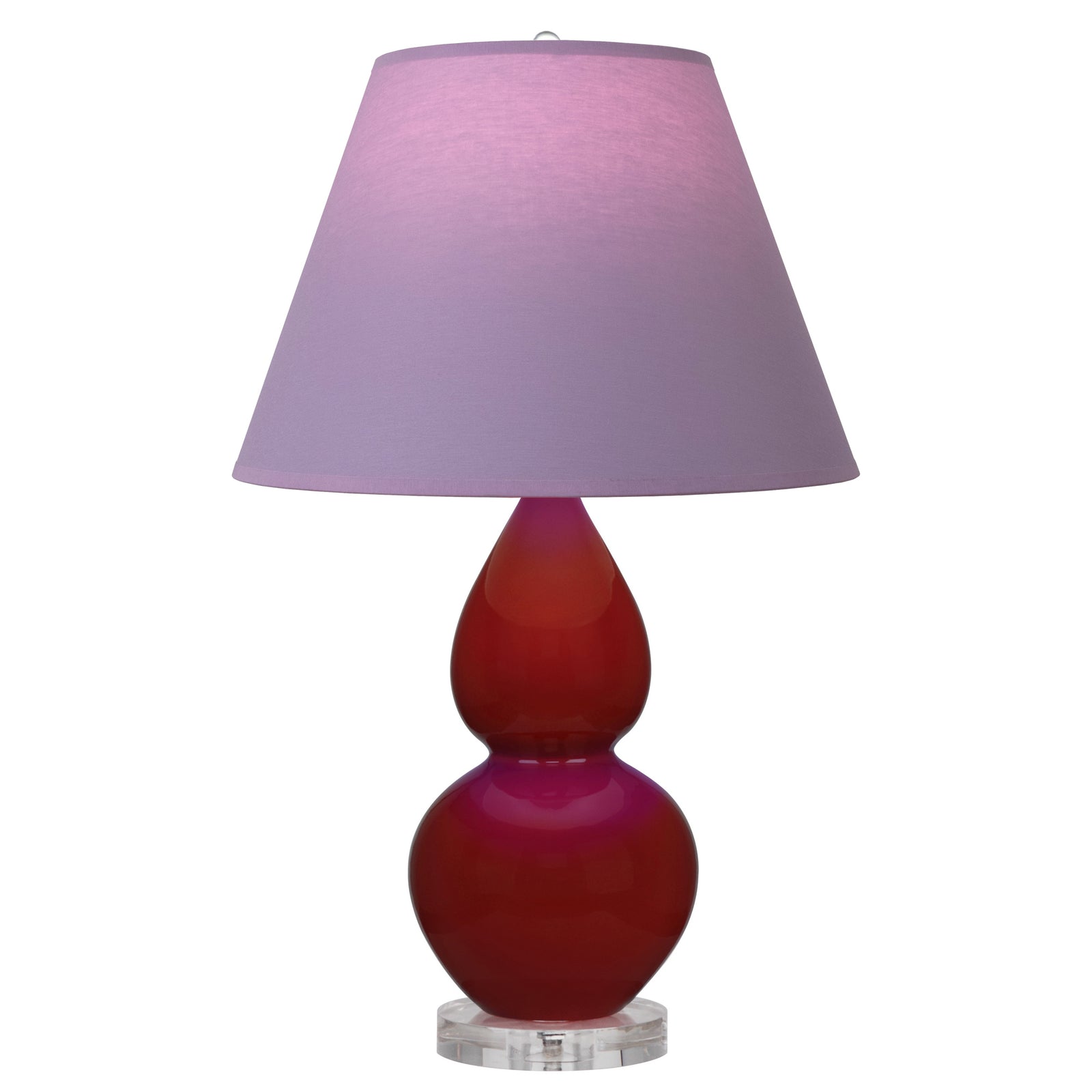 Oxblood Double Gourd Table Lamp