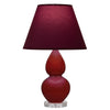 Oxblood Double Gourd Table Lamp