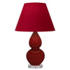 Oxblood Double Gourd Table Lamp