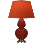 Oxblood Double Gourd Table Lamp