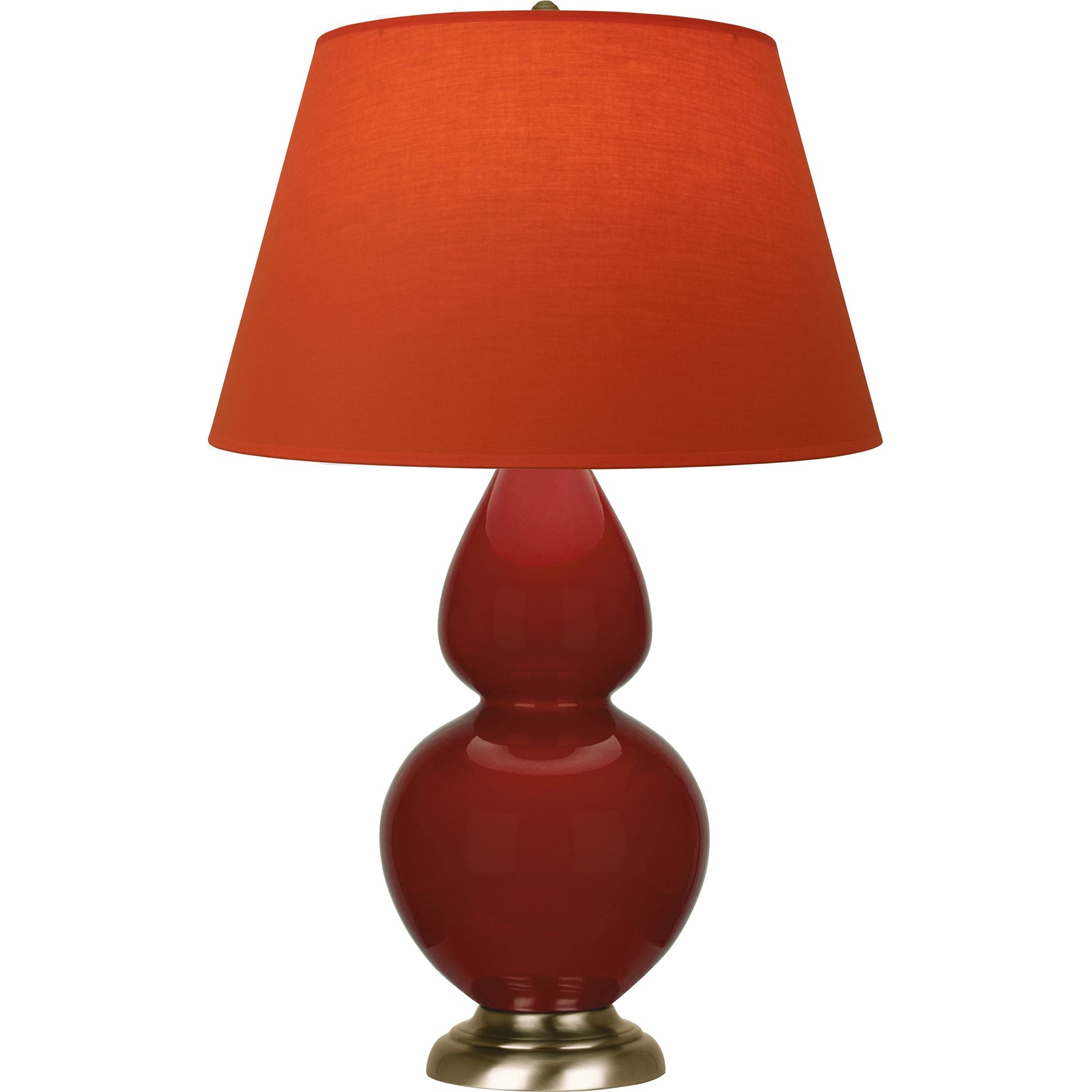 Oxblood Double Gourd Table Lamp