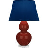Oxblood Double Gourd Table Lamp
