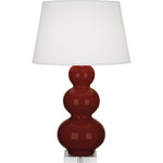 Oxblood Double Gourd Table Lamp