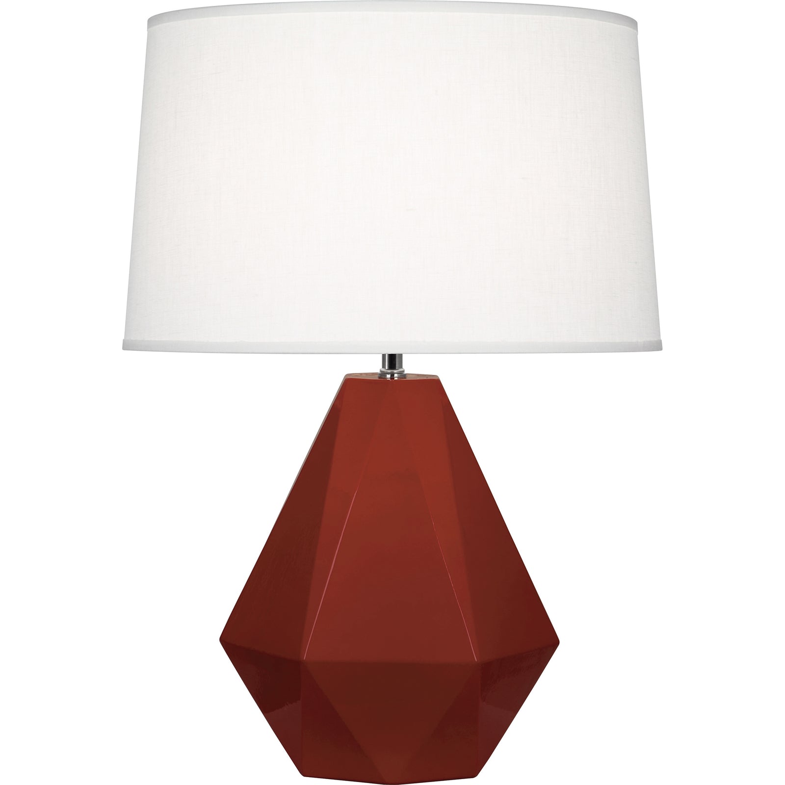 Oxblood Delta Table Lamp