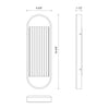 Palais 16-in Polished Nickel LED Wall/Vanity