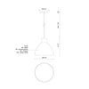 Chroma 9-in Chrome LED Pendant