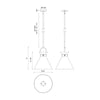 Emerson 14-in Matte Black/Smoked 1 Light Pendant