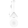 Serena 14-in Aged Brass/Opal Glass 1 Light Pendant