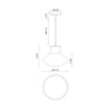 Marcel 11-in Chrome 1 Light Pendant